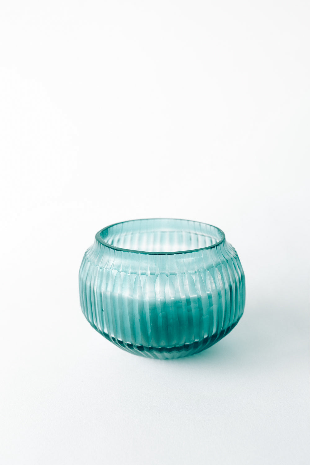 Brian Tunks Cut Glass Vase, Mini