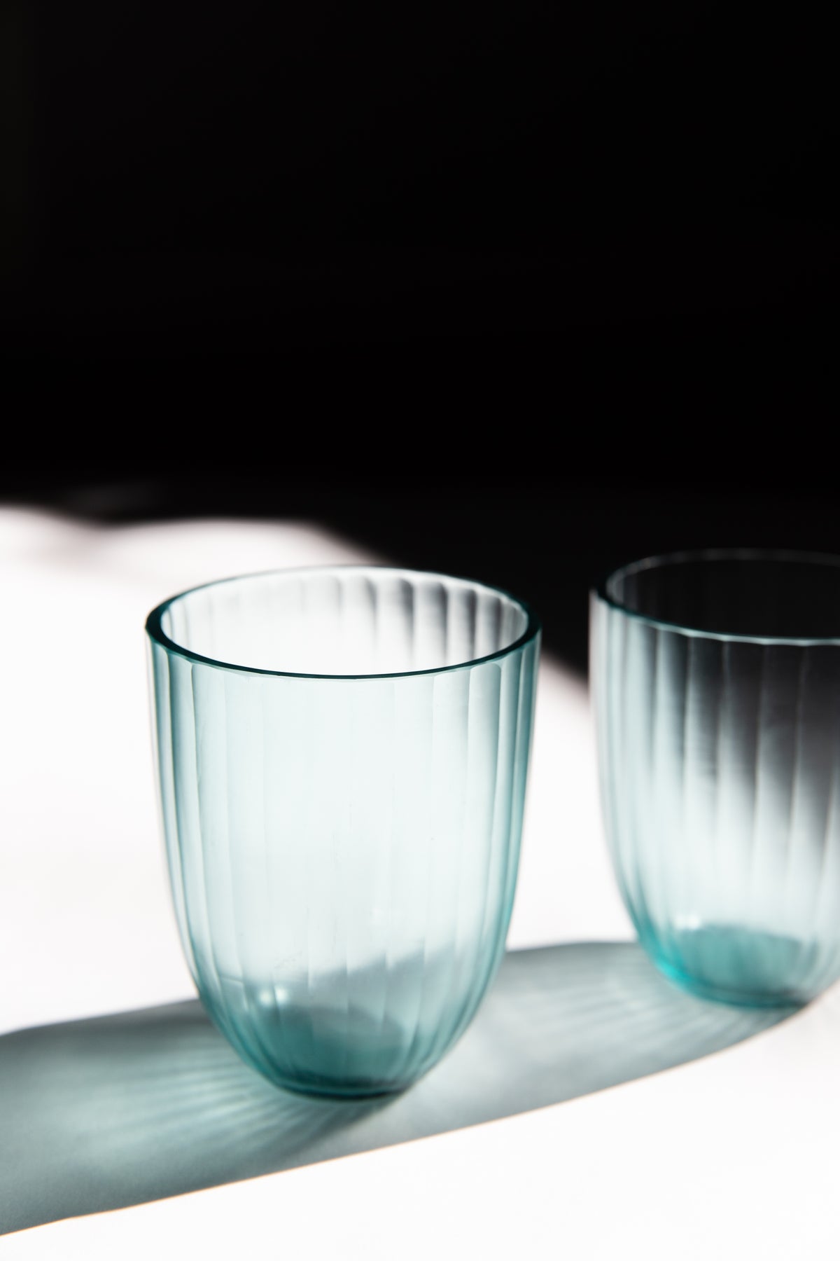 Brian Tunks Cut Glass Iguassu Tumbler Set of Two