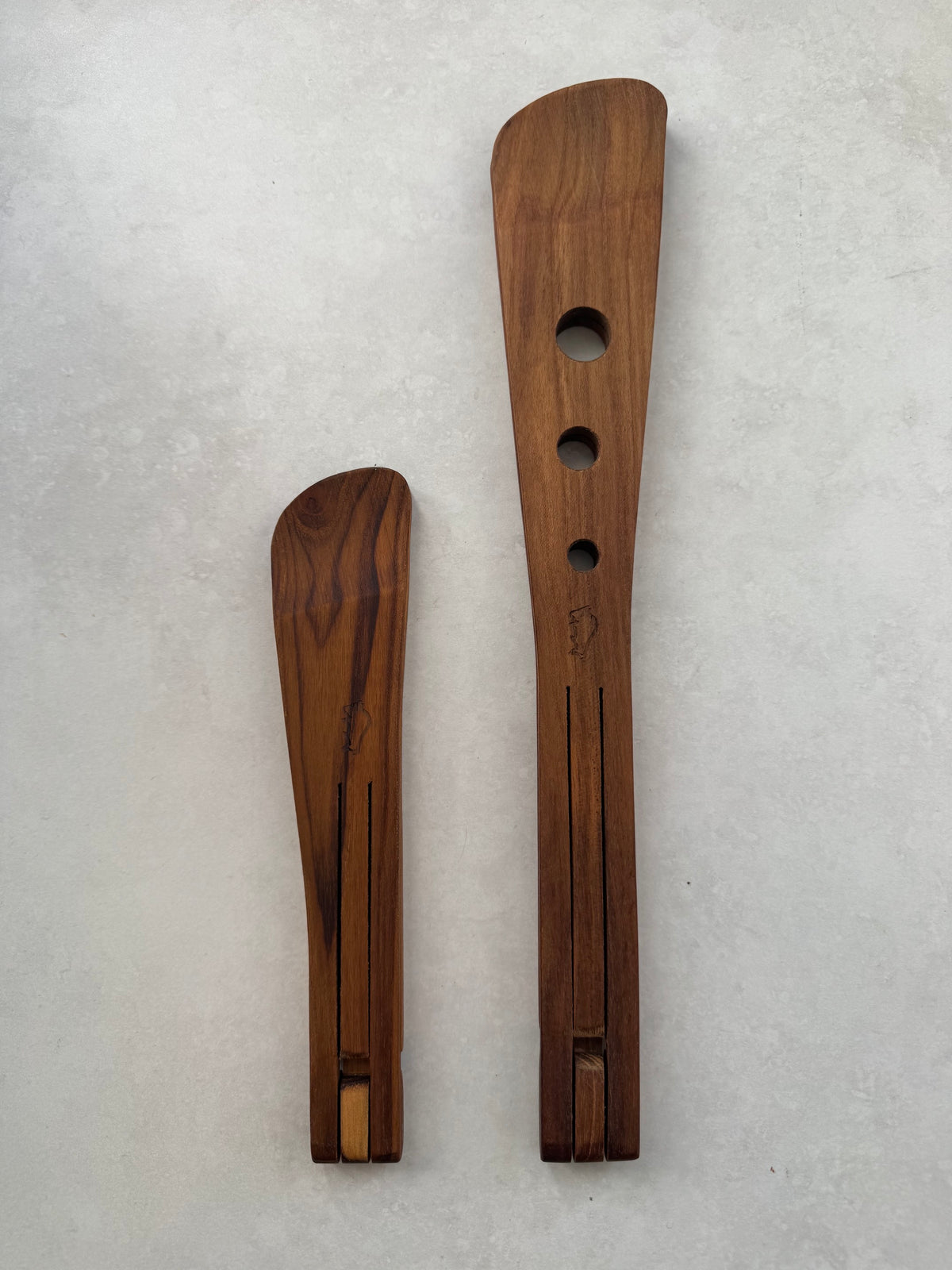 Teak Wooden Mini Tongs