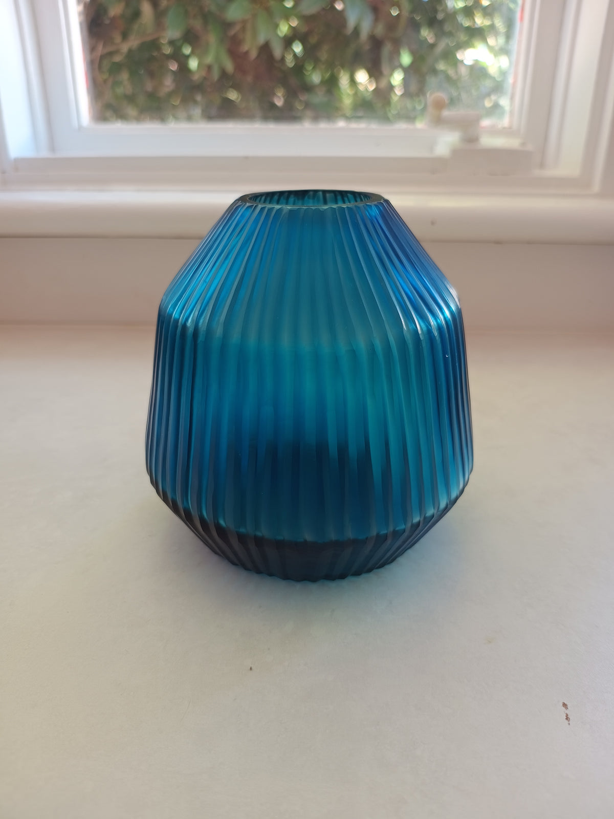 Brian Tunks Cut Glass Vase Conical, Mini