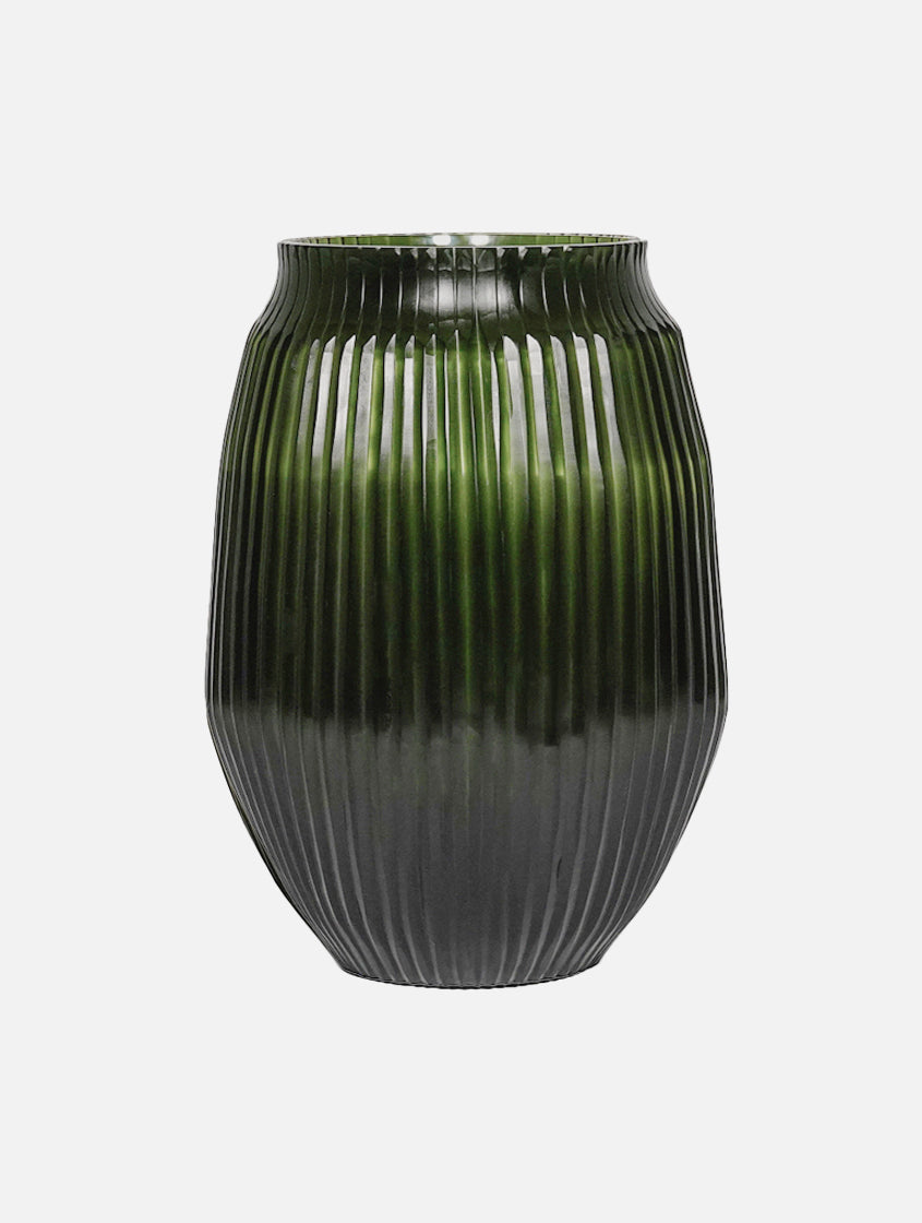 Brian Tunks Cut Glass Vase, Medium