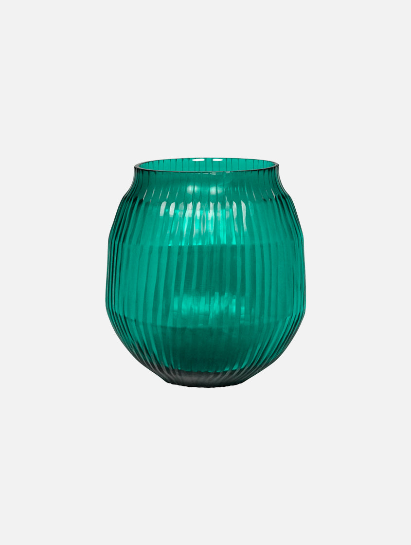 Brian Tunks Cut Glass Vase, Small