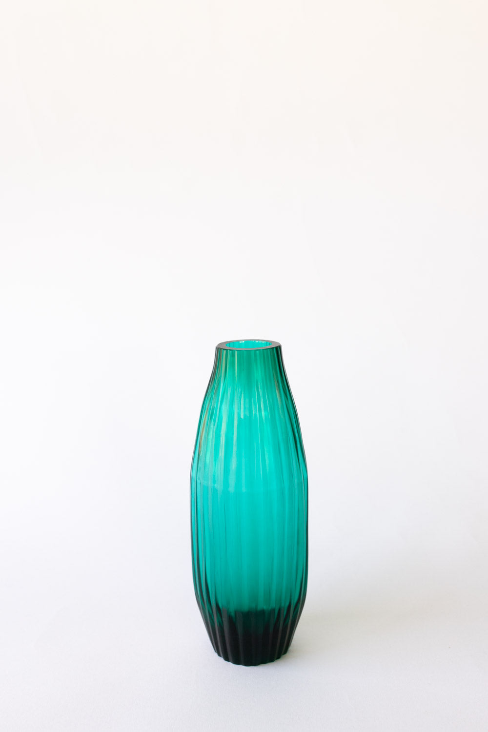 Brian Tunks Cut Glass Vase, Bud