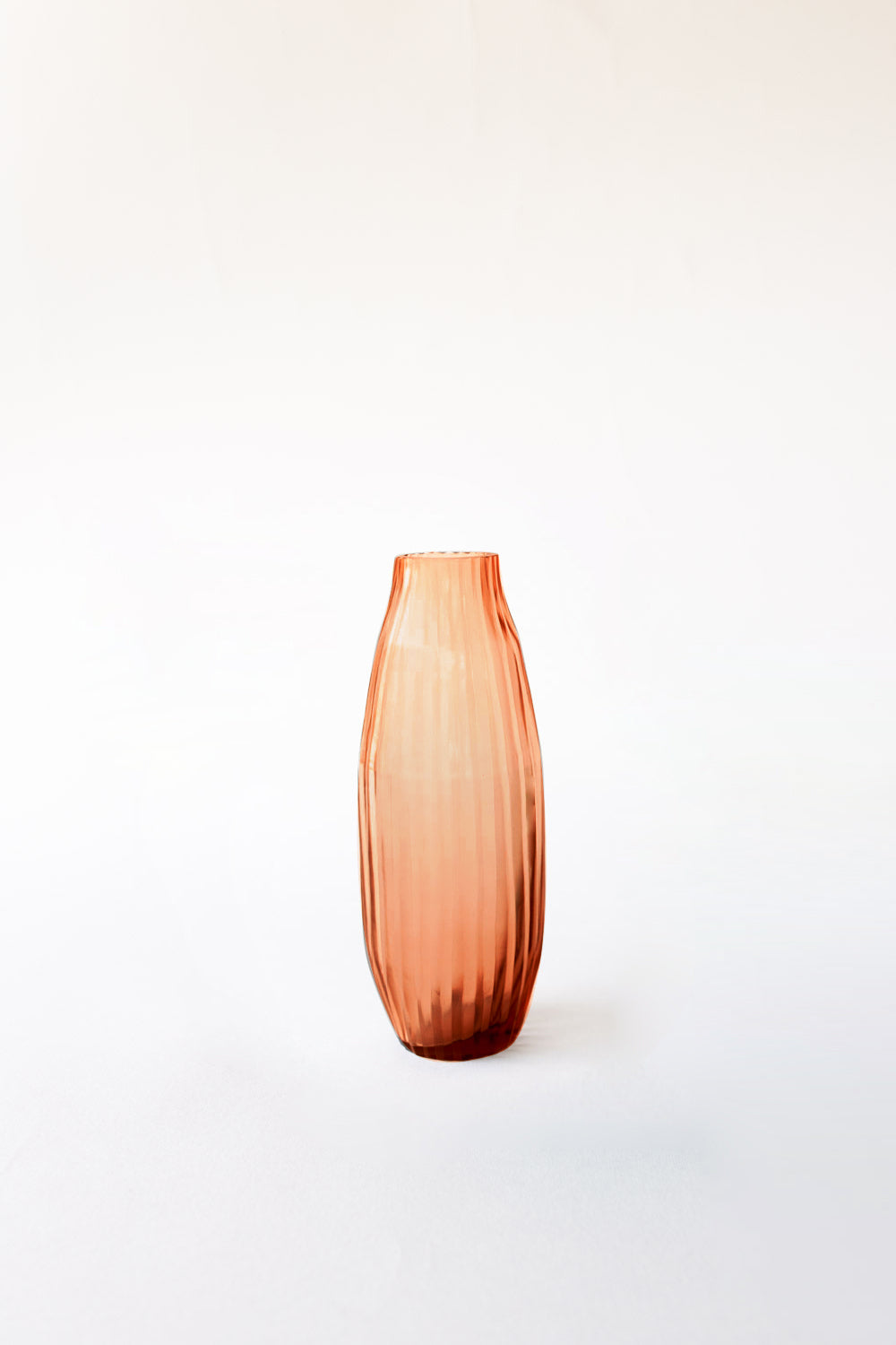 Brian Tunks Cut Glass Vase, Bud