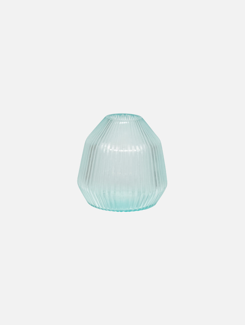 Brian Tunks Cut Glass Vase Conical, Mini