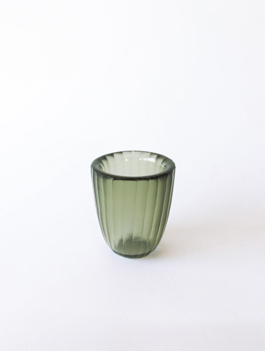 Brian Tunks Cut Glass Beaker, Small