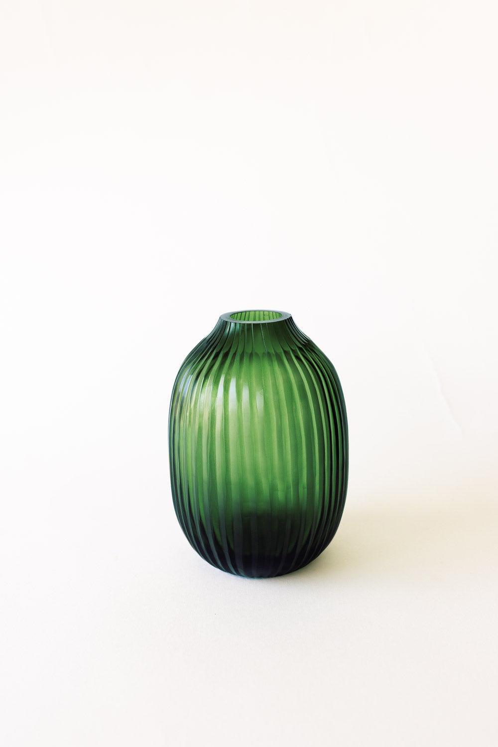 Brian Tunks Cut Glass Vase, Pod