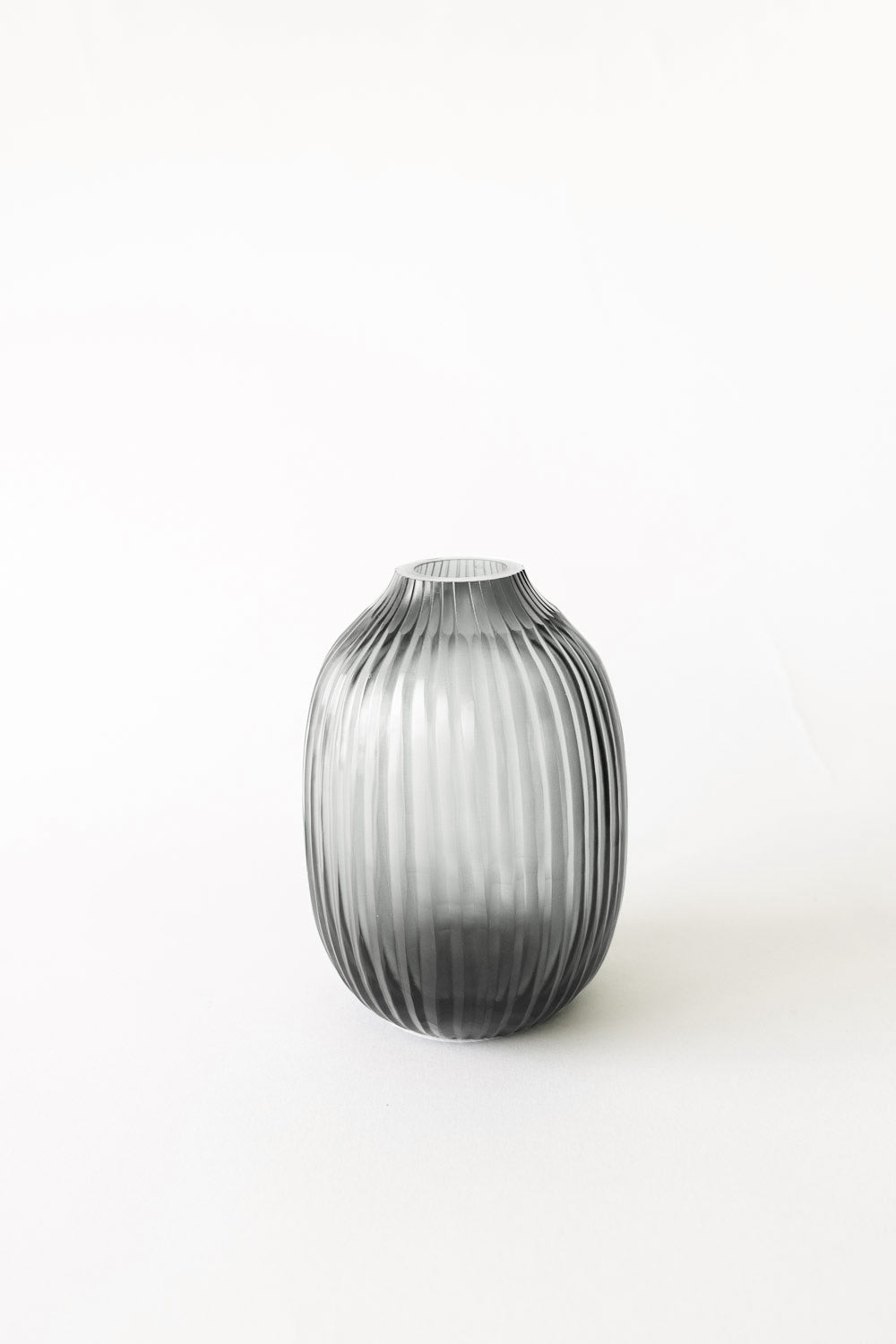 Brian Tunks Cut Glass Vase, Pod